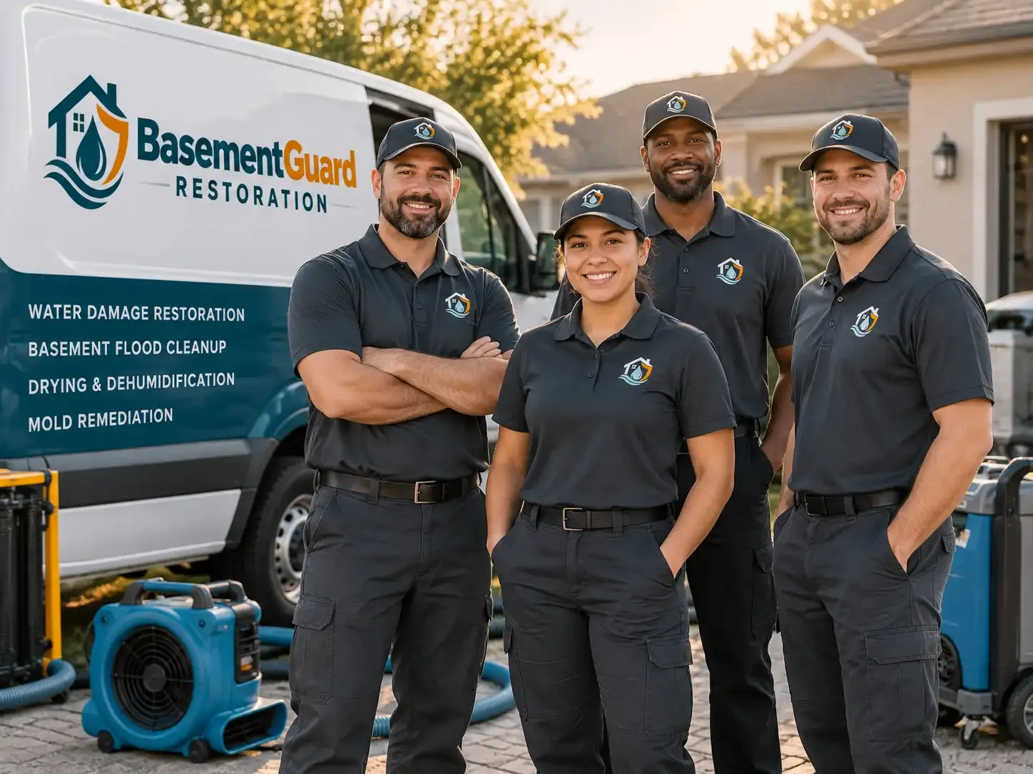 Basement Water Damage Restoration company in Dunlo, PA